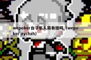 wepoker台子私人局有挂吗（wepoker zychzh）