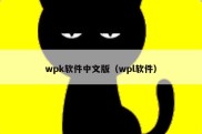 wpk软件中文版（wpl软件）