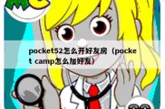 pocket52怎么开好友房（pocket camp怎么加好友）