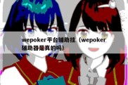 wepoker平台辅助挂（wepoker辅助器是真的吗）