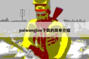 paiwangluo下载的简单介绍