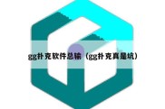 gg扑克软件总输（gg扑克真是坑）