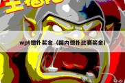 wpt德扑奖金（国内德扑比赛奖金）