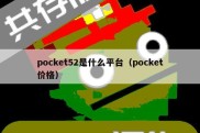 pocket52是什么平台（pocket价格）