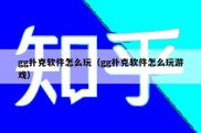 gg扑克软件怎么玩（gg扑克软件怎么玩游戏）