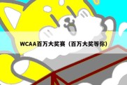 WCAA百万大奖赛（百万大奖等你）