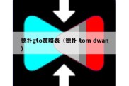 德扑gto策略表（德扑 tom dwan）