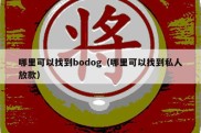 哪里可以找到bodog（哪里可以找到私人放款）