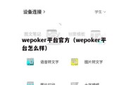 wepoker平台官方（wepoker平台怎么样）